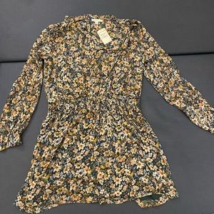 Green Floral Dress, never used